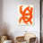 Burnt Orange Abstract - Wrapped Canvas Print-190857447