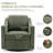 Bronnen Upholstered Swivel Armchair-1670951556