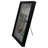 14.5" Classical Rectangular 8" x 10" Photo Picture Frame with Clip - Black and White
