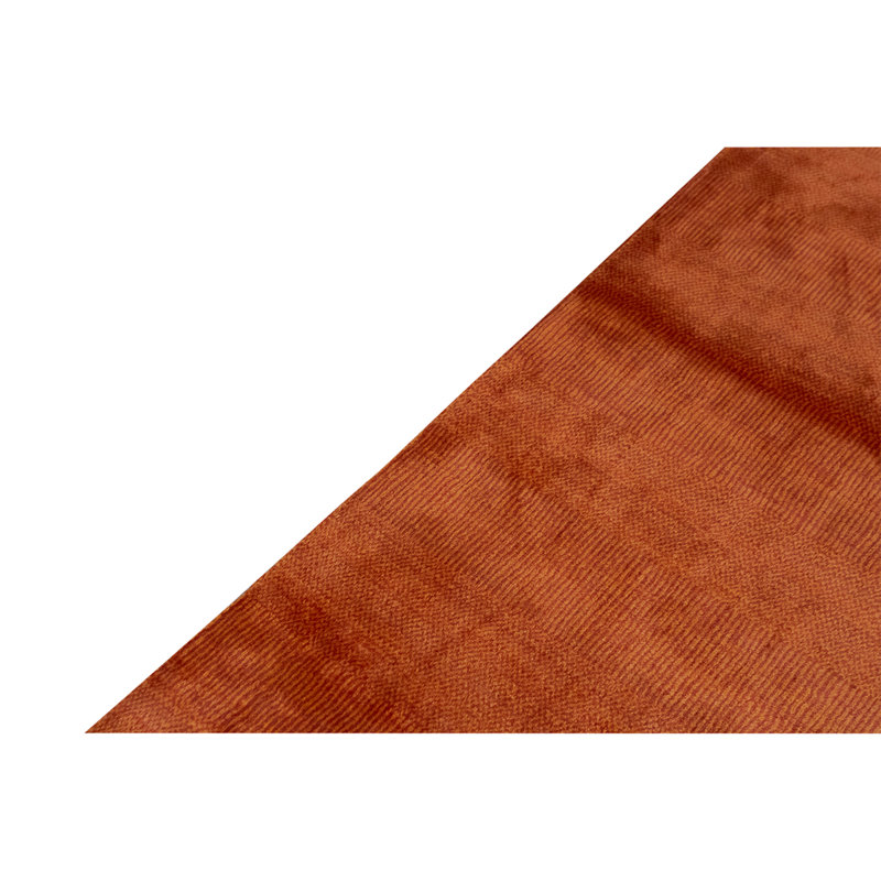Wool Area Rug in Rust