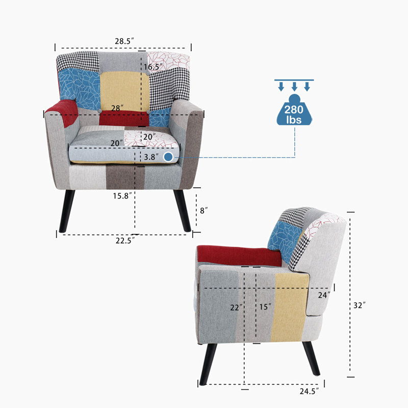 Fauteuil rembourré