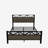 Brown, Industrial Style, Full Size Bed Frame, , Metal Side Rails, Middle Support Structure, Headboard, , Effortless Assembly For Your Bedroom Aesthetic, One - Piece Middle, Easy Newbies