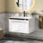 Ayanda High Gloss Bathroom Vanity with Sink Set, White-967257533