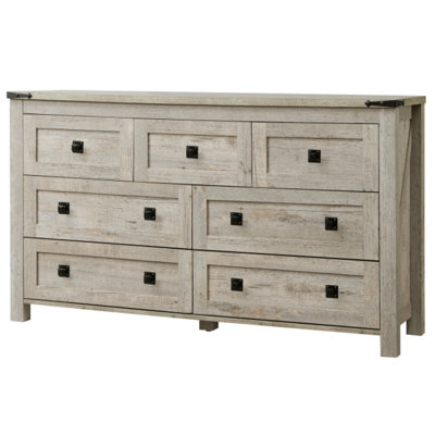 Commode à 7 tiroirs Addeline l 54 po Farmhouse