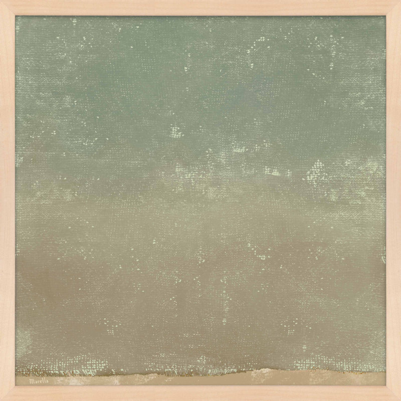 Pond 2 by Marco Marella for Studio M - Framed Wall Art, 36" H x 36" W, Paper, Maple