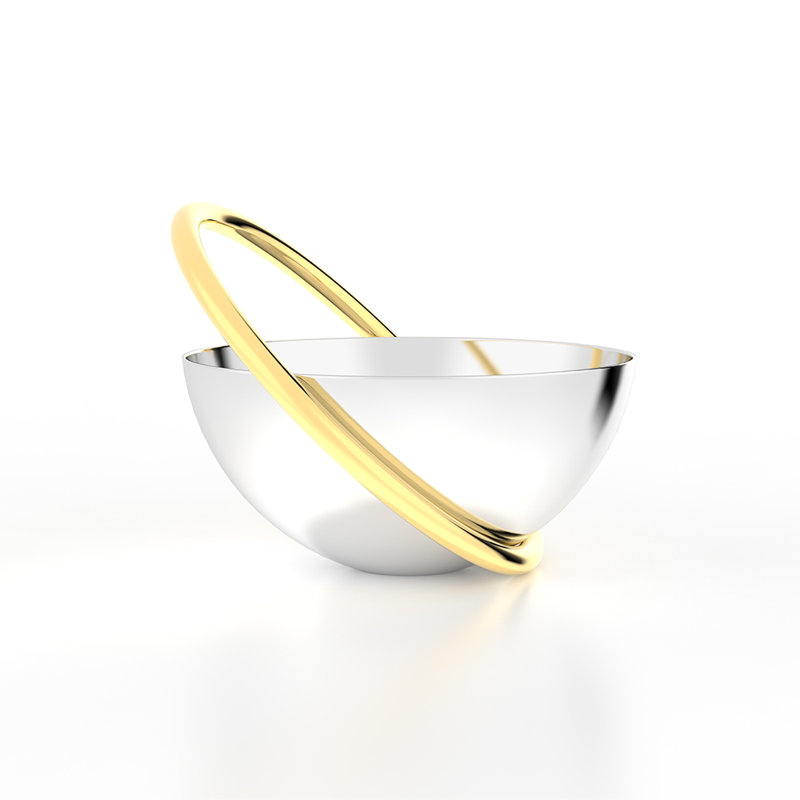ANNA New York Ring Stainless Steel Candy Bowl