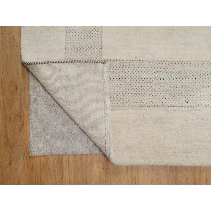 Tapis oriental rectangulaire en laine noué à la main 8 pi 1 po x 10 pi 0 po - MOA10291345