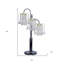 Lampe de table arquée 34 po Haden-116082966