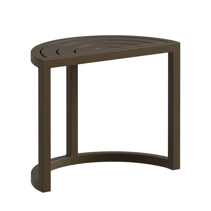 Crescent End Table, Hazelnut
