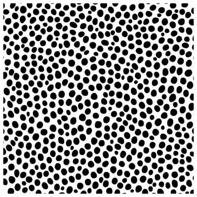 Black White Dotted Pattern Blankets