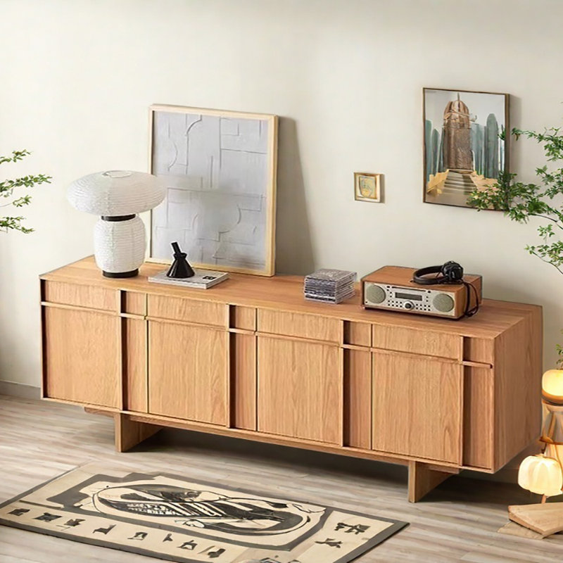 Solid Wood Dining Sideboard, 30.7" H x 78.7" W x 15.7" D