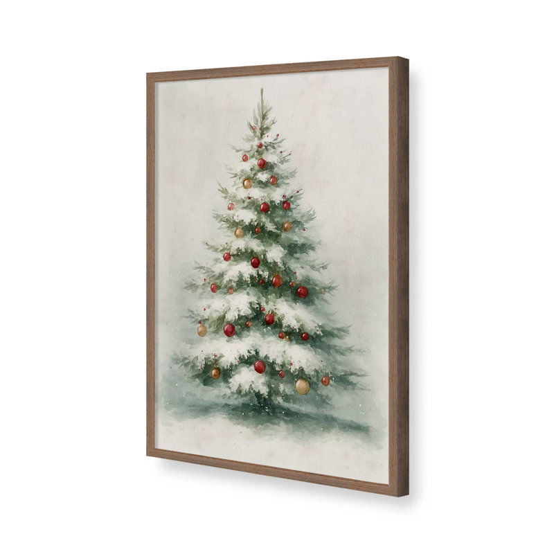 Evergreen Glow Art Print, Walnut, 11" x 14"