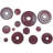Dark Red Mahogany Porcelain Vase Stand-1915654257