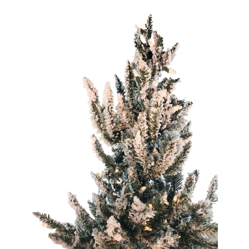 Lighted Artificial Fir Christmas Tree, 9' H