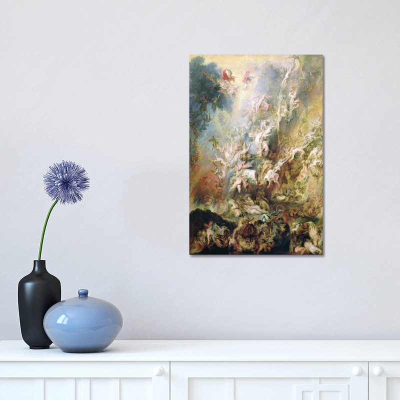 The Fall Of The Damned by Peter Paul Rubens - 1 Piece Wrapped Canvas Painting, 30.48 cm H x 45.72 cm W