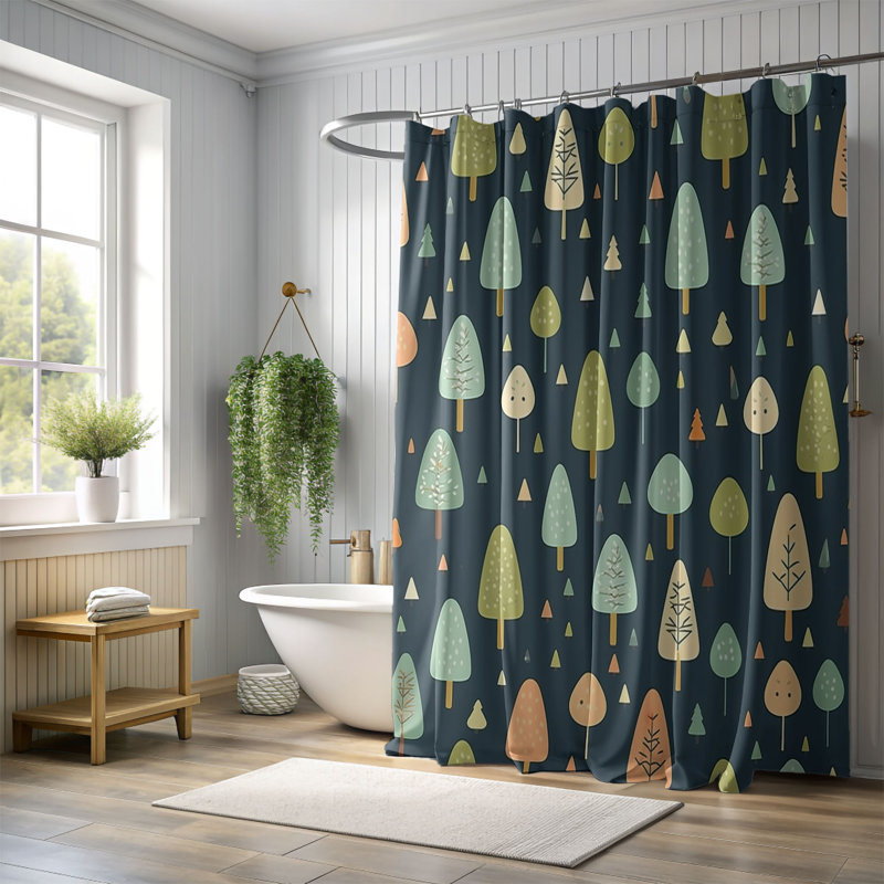 Dreamland - Rideau de douche Premium, H 74 po x l 71 po