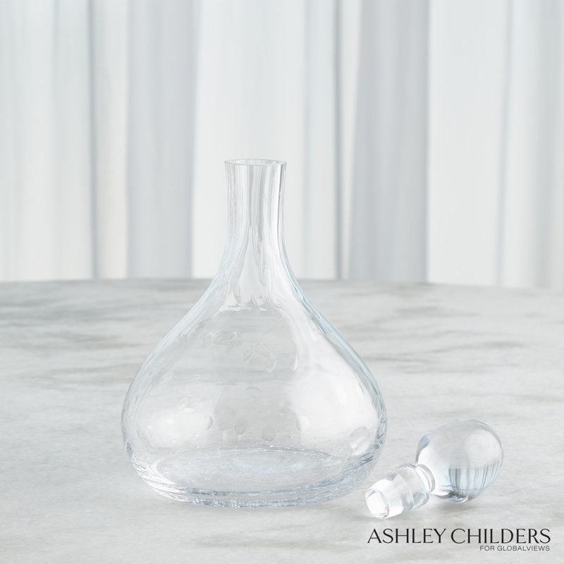 Hamish Decanter-Clear Seeded, Clear