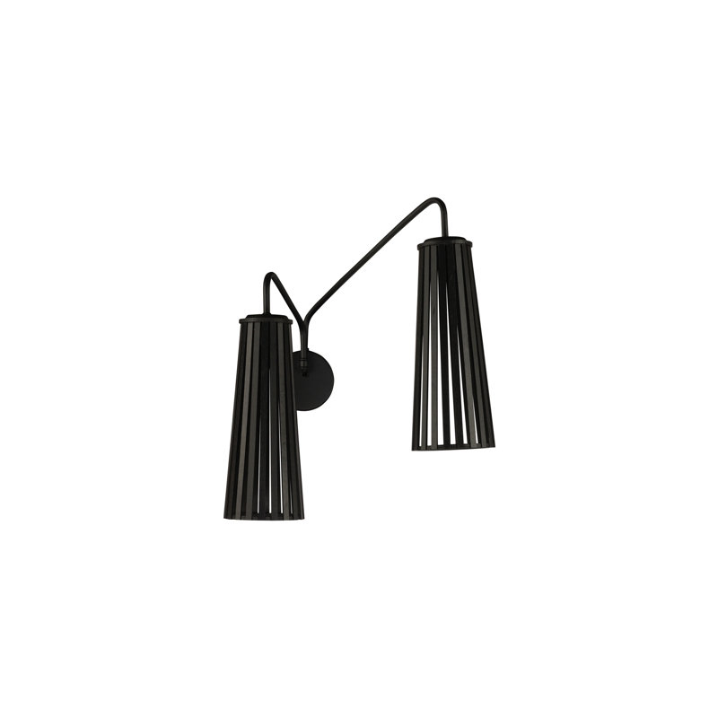 Bourgoin Manufactured Wood Armed Sconce