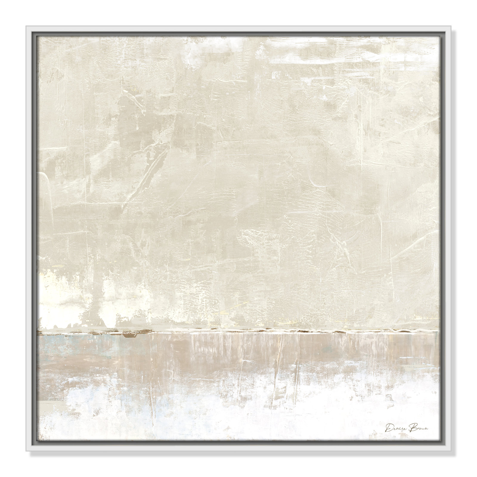 Delevan "Better Days" Print, 25.5" H x 25.5" W, White
