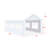 10'X20' Heavy Duty Canopy Garage Shelter With Windows - Triangular Frame For Firmness, Grounding Rods, Waterproof Materials Carport Gazebo Stable Construction, Detachable Side Walls & Rust