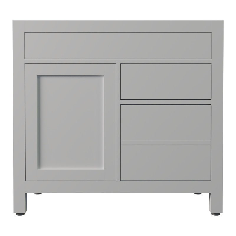 Dayton 36 " Single Bathroom Vanity Base, White