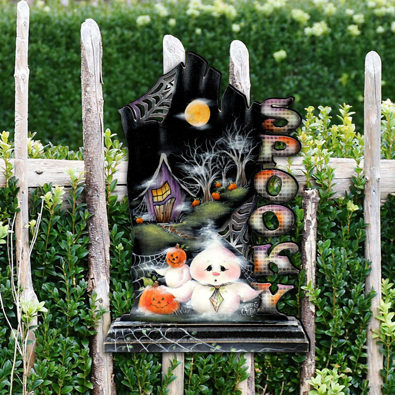 Wood Halloween Decoration