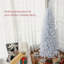 Arbre de Noël au crayon 6 pi, sapin de Noël artificiel non éclairé avec branches réalistes, arbre d'Halloween avec 618 pointes-118034133-118034136