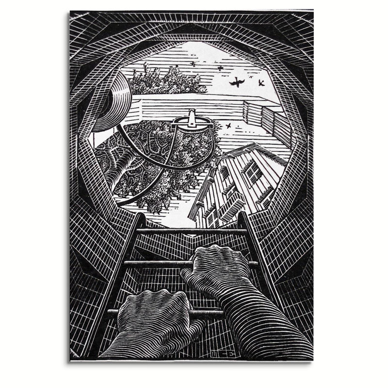 «Escher Impossible Structure Belvedere», reproduction d'art, 20 x 30 pouces