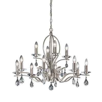 12-Light Candle Style Chandelier