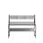 Modern Study Desk with Wall-Mountable Design, White Finish, 55.1 x 48.0 x 23.6 inches | 100% Melamine Coated Particle Board, 0.7 inches Thick | Electrostatic Powder Coated Metal Legs, Multiple Shelves for Organization-1146198866