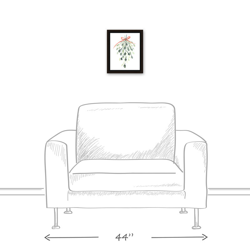 « gui », reproduction de peinture à l’aquarelle sur toile, Toile avec cadre, H 11,75 po x l 9,75 po