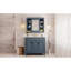 Meuble-lavabo 36 po avec lavabo supérieur et armoire à miroir - Solution de rangement moderne-111123759