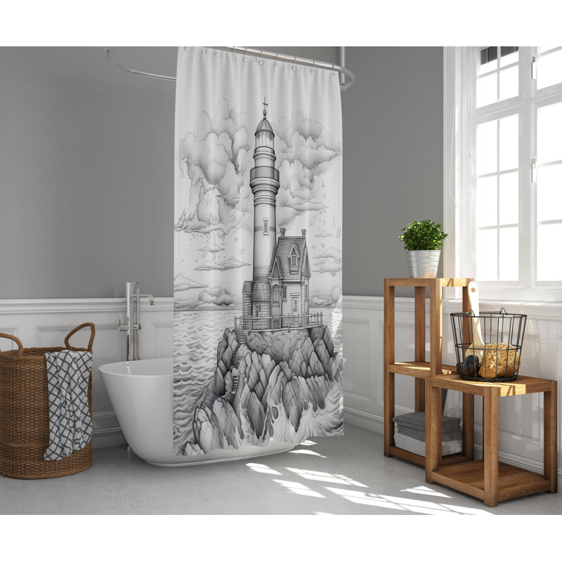 Shower Curtain, 72" H x 70" W