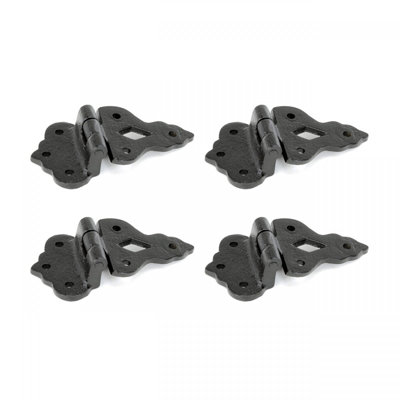 Hoosier Black Iron Cabinet Hinge 3/8 Offset 3 12 W Renovators Supply