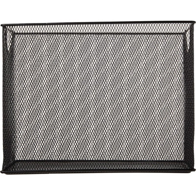 The Letter Paper-Sized Black Mesh File Holder Measures 12.4 X 9.53 X 5.5 Inches And Features A Desktop Hanging Design, Allowing You To Organize Your D by Wrought Studio