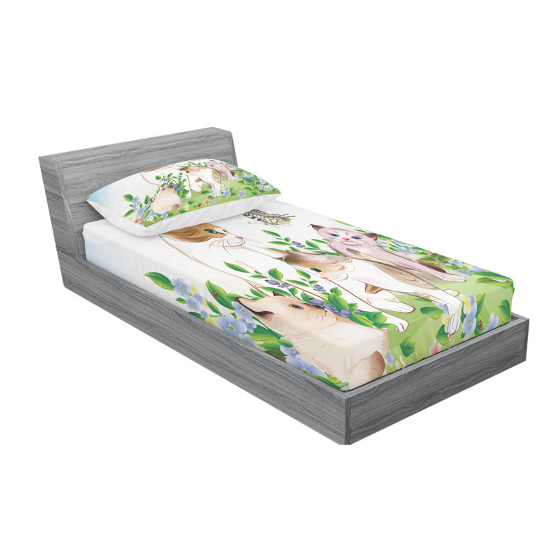 Microfiber Sheet Set, Twin XL Sheet Set with 1 Pillowcase