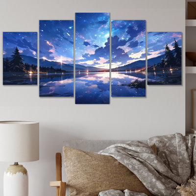 Halvaard - Countryside Canvas Wall Art - 5 Panels
