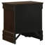 Ensemble de chambre à coucher simple 4 pièces Bruno Cappuccino-31121331