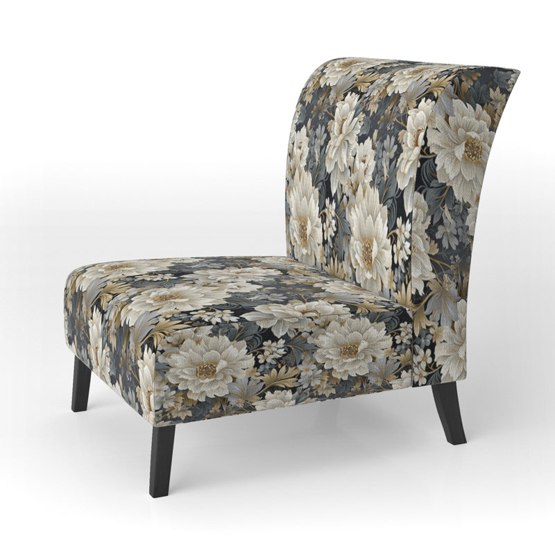 Fauteuil de chambre rembourré Flower Elegance
