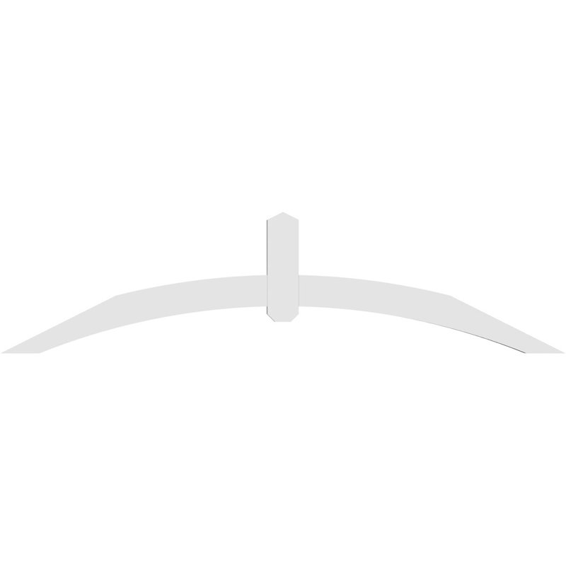 Support pour pignon en PVC Archdale, H 18 po x l 72 po (pas: 6/12), P 2 po x F 4 po