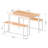 Blomkest 4 - Person Four Leg Dining Set-536499660-536499635-536499634