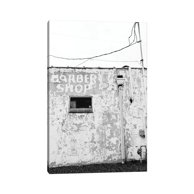 Alabama Barber Shop II 1 Piece Wall Art on Canvas, 30.48cm H x 20.32cm W x 1.91cm D, Wrapped Canvas