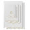  Ensemble de serviettes 100% coton festonné 100% coton