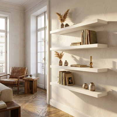 Solid Wood Floating Shelf