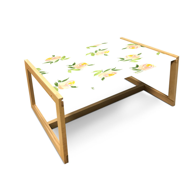Jaelei Trestle Coffee Table, 40cm H x 91cm W x 62cm D