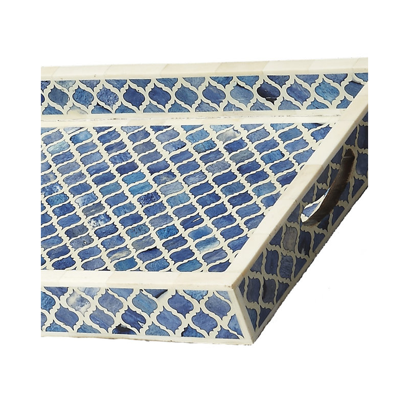 Meknes Bone Inlay Serving Tray