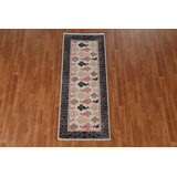 One-of-a-Kind 2'4" X 5'10" Runner Wool Area Rug in Ivory