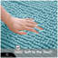 Modern 2 Piece Bathroom Rug Set Microfiber Chenille Bath Mat & Pedestal Mat Super Soft Non Slip Absorbent Washable-19840753