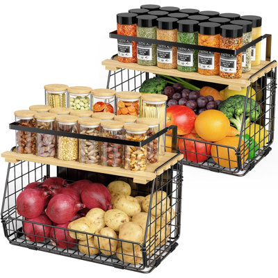 Covered Refrigerator Magnetic Storage Rack