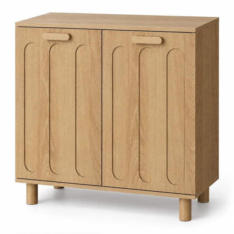 Armoire à linge basculante à 2 portes avec 2 paniers amovibles, rangement pour salle de bain